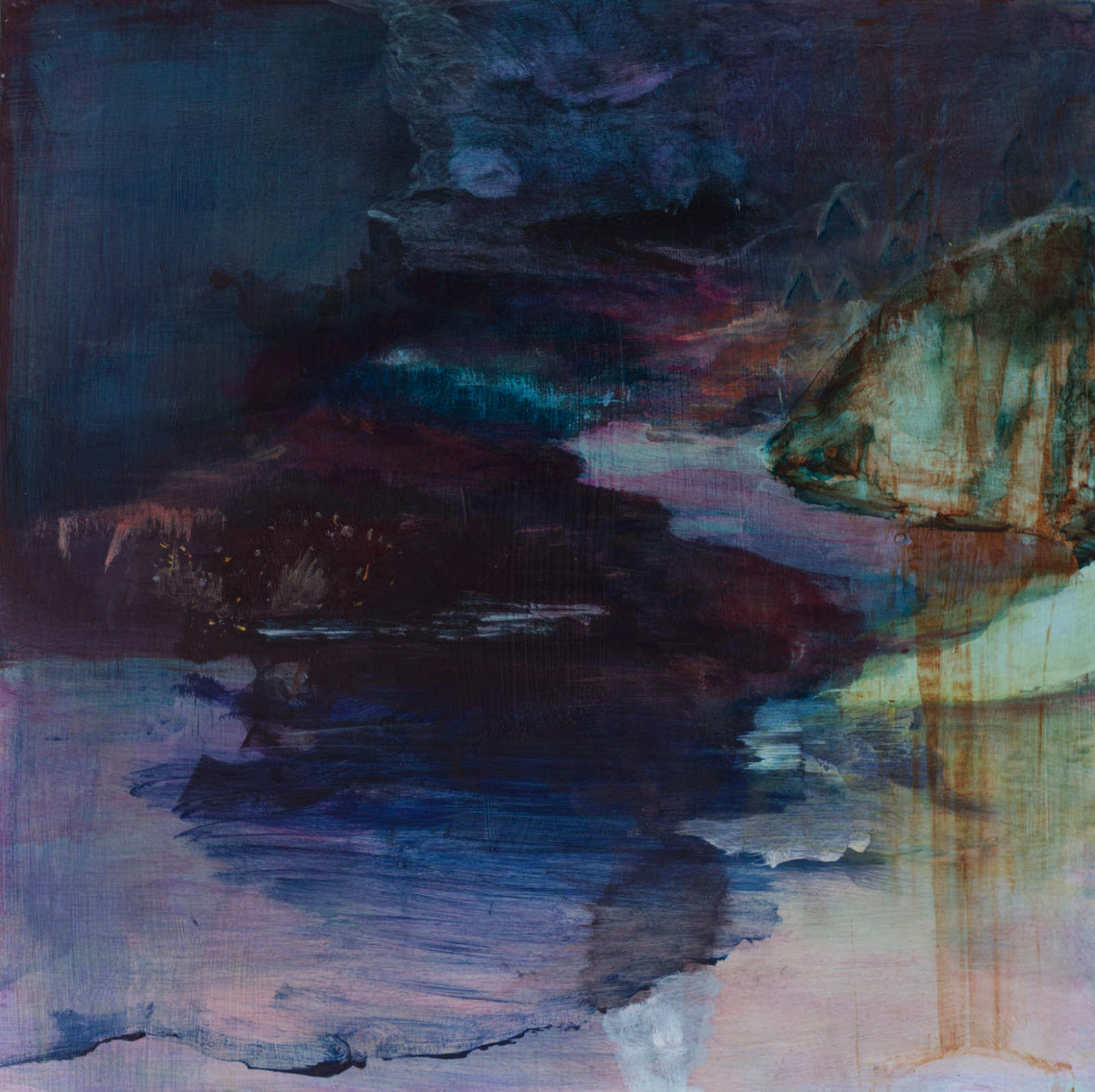 And a stain of ocean, Blackens beneath you