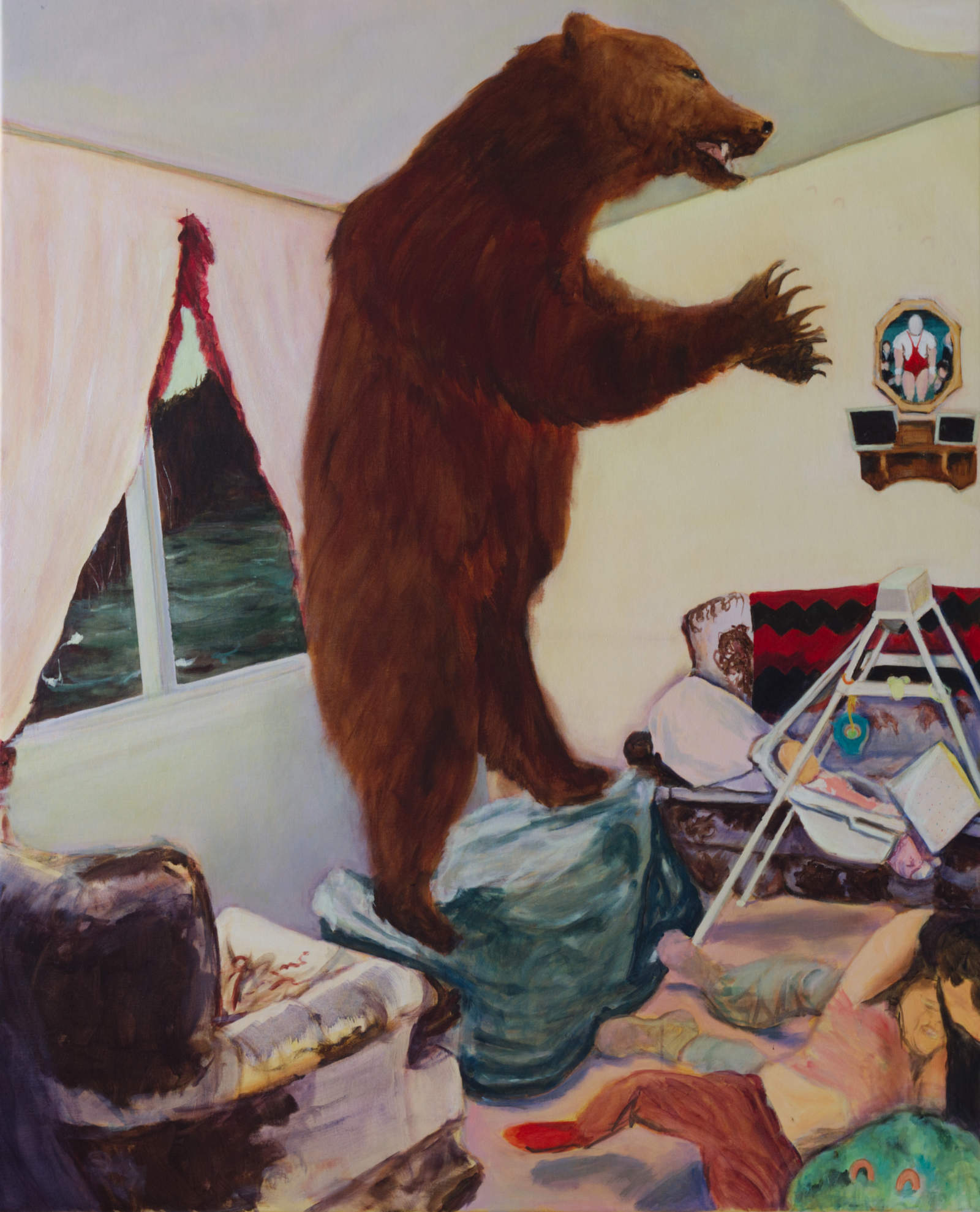 Who let the bear in the house?